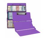 WhiteCoat Clipboard® Trifold - Lilac Critical Care Edition
